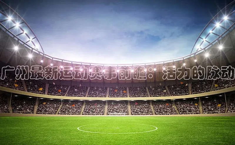 广州最新运动赛事前瞻：活力的脉动